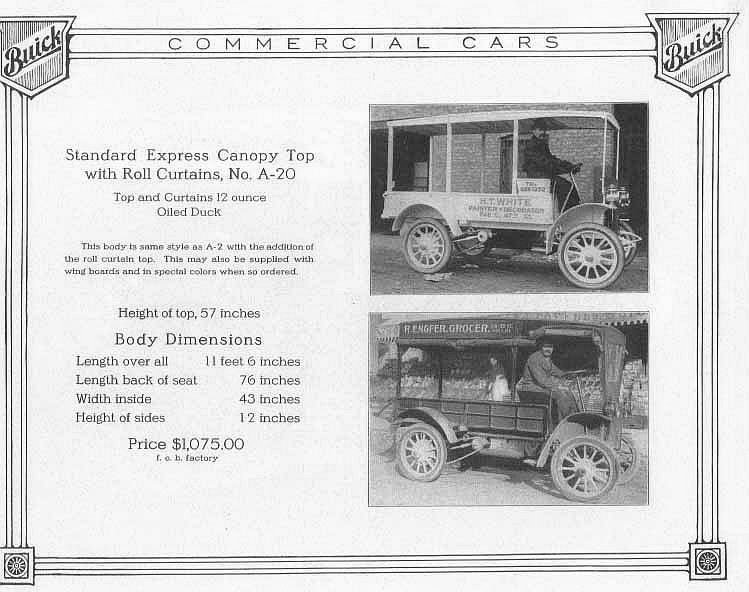 1911 Buick Commercial Cars Page 10